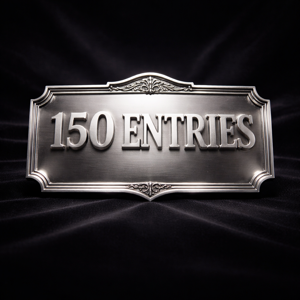 Platinum Entry Pack - 150 Entries Most Popular